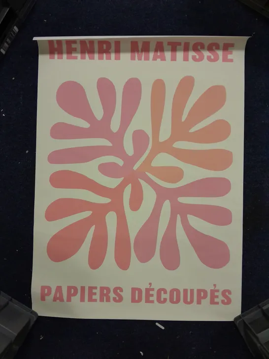 HENRI MATISSE PAPIERS DECOUPES ABSTRACT POSTER 