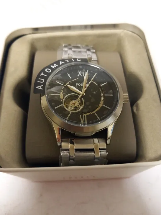 BOXED FOSSIL WRIST WATCH