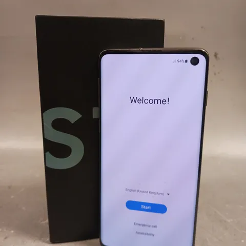 BOXED SAMSUNG GALAXY S10 SMARTPHONE 