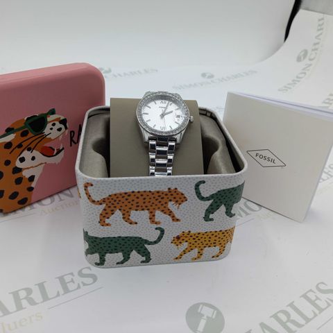 BRAND NEW BOXED FOSSIL WATCH SCARLETTE MINI SILVER WATCH