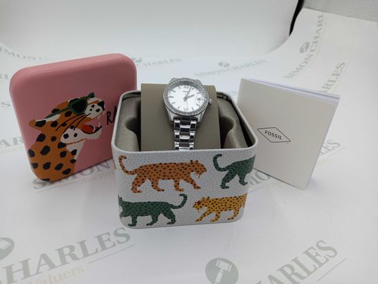 BRAND NEW BOXED FOSSIL WATCH SCARLETTE MINI SILVER WATCH RRP £109