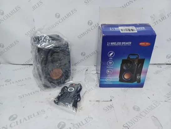 2.1 WIRELESS SPEAKER MODEL S37 BOXED 