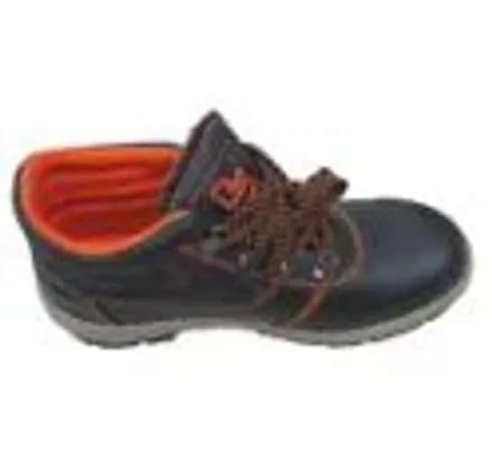 BRAND NEW ROCKLANDER MEN WORK BOOTS WITH CAP ANKLE PROTECTOR AND LEATHER STEEL TOE SAFETY SHOES SIZE 11