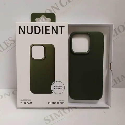 NUDIENT IPHONE 14 PRO WITH MAGSAFE MAGNETS - GREEN