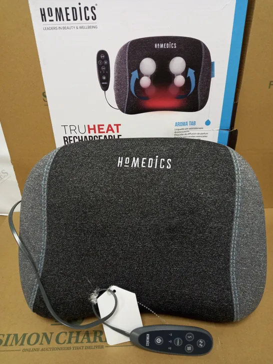 HOMEDICS TRUHEAT SHIATSU RECHARGEABLE PILLOW