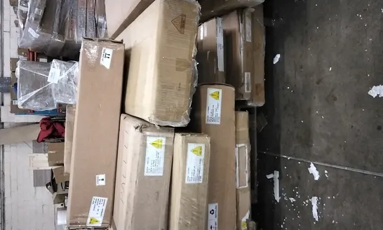 PALLET OF ASSORTED FLATPACK BOXED FURNITURE PARTS