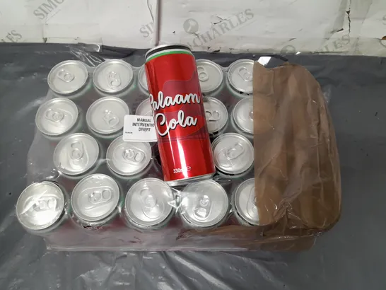 LOT OF 22 330ML SALAAM COLA CANS