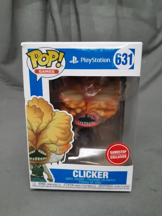 BOXED FUNKO POP PLAYSTATION 631 - CLICKER COLLECTIBLE VINYL FIGURE