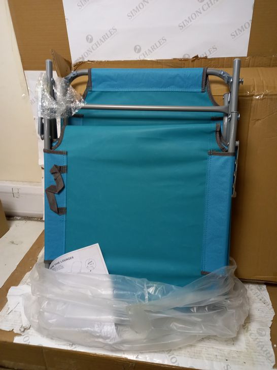 BRIGHTON SUNLOUNGER TURQUOISE  RRP £37.99