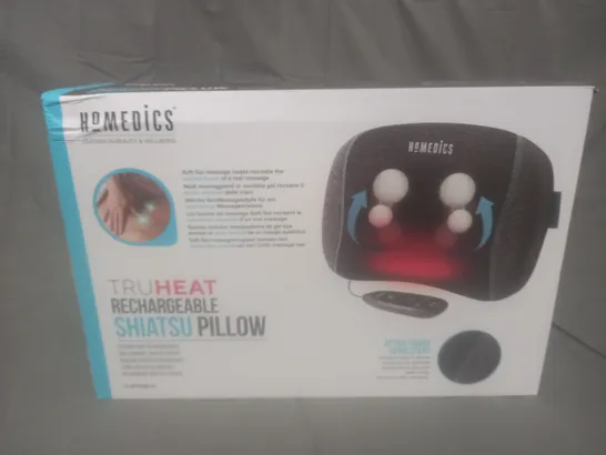 BOXED HOMEDICS TRUHEAT RECHARGEABLE SHIATSU PILLOW