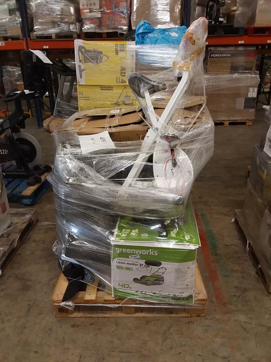 PALLET OF APPROXIMATELY 6 UNPROCESSED RAW RETURN HOUSEHOLD AND ELECTRICAL GOODS TO INCLUDE;