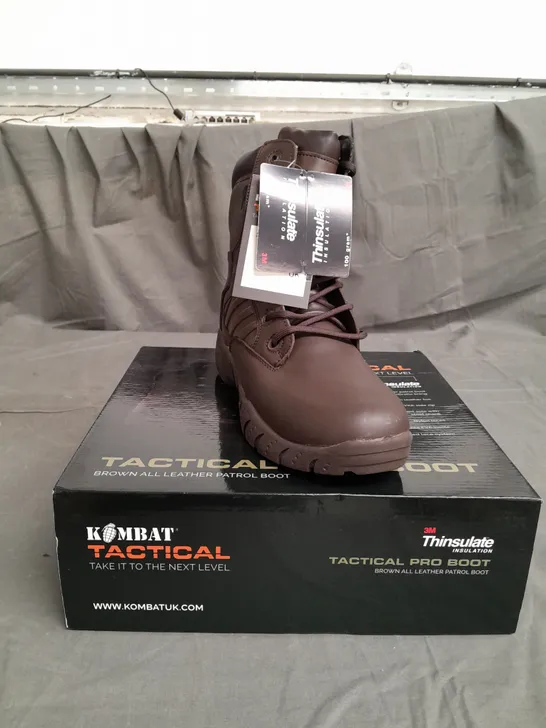 BOXED PAIR OF KOMBAT TACTICAL PRO BOOT SIZE 9