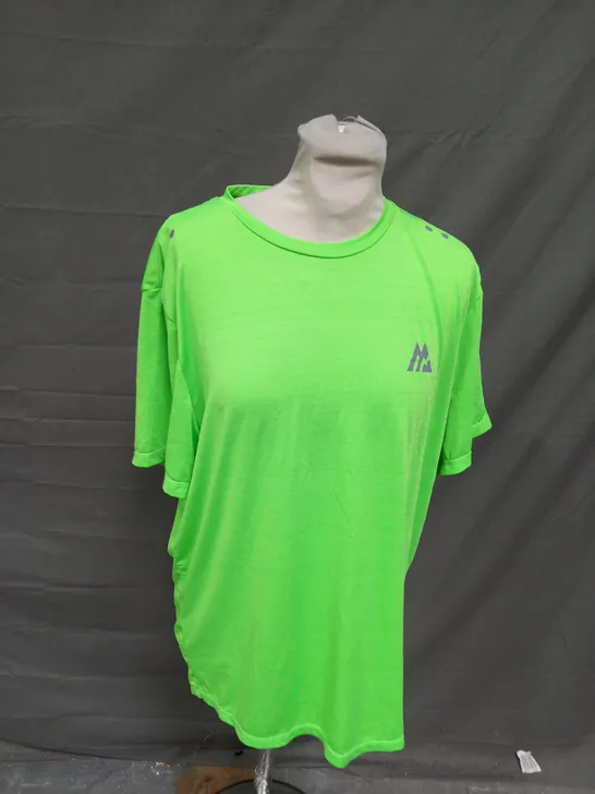 MONTIREX NEON LIME GREEN TRAINING T-SHIRT - LARGE