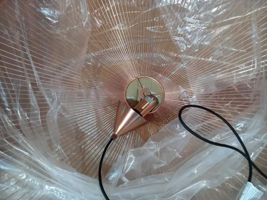 JOHN LEWIS HIKO CEILING LIGHT IN COPPER FINISH