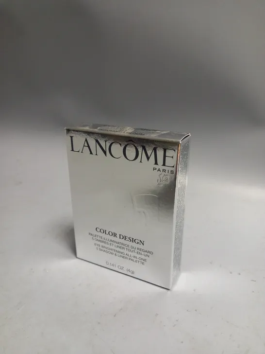 BOXED LANCOME COLOUR DESIGN 5 SHADOW & LINER PALETTE 4G