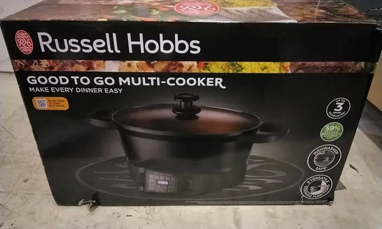 RUSSELL HOBBS GOOD TO GO MULTICOOKER 6.5