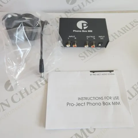 PROJECT PHONOBOX MM PREAMPLIFIER - BLACK