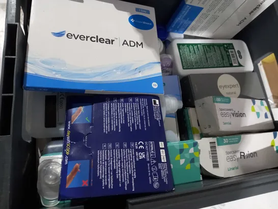 APPROX 20 ITEMS TO INCLUDE ACUVUE, EVERCLEAR, EASYVISION SOLUTION