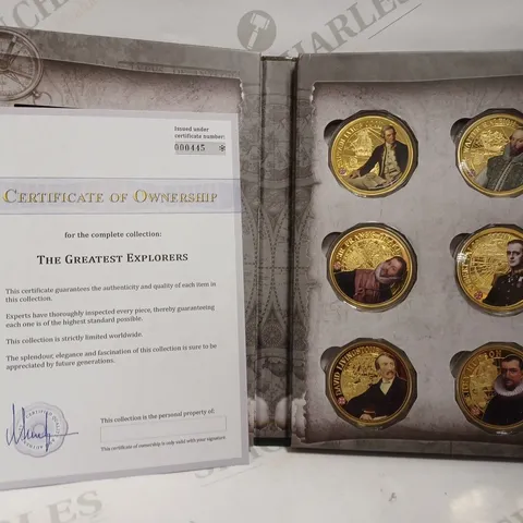 THE GREATEST EXPLORERS COIN COLLECTION