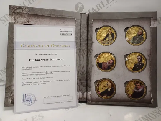 THE GREATEST EXPLORERS COIN COLLECTION