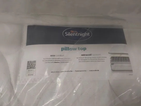 QUALITY BAGGED 4' 6" DOUBLE SILENTNIGHT PILLOWTOP MATTRESS