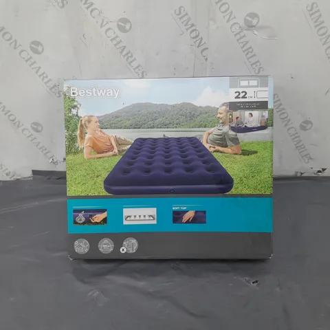 BOXED BESTWAY AIR MATTRESS 22CM