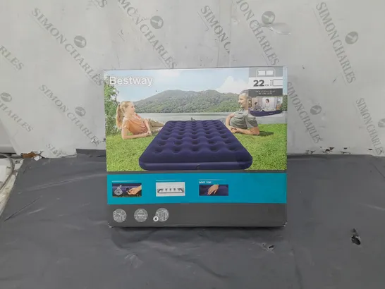 BOXED BESTWAY AIR MATTRESS 22CM