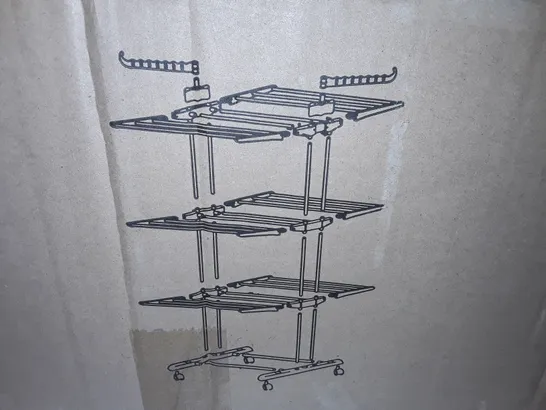 BOXED GREY CLOTHES AIRER