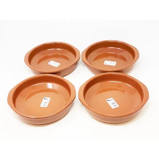 BOXED JONIAH CERAMIC ROUND OPEN DISH (SET OF 4)