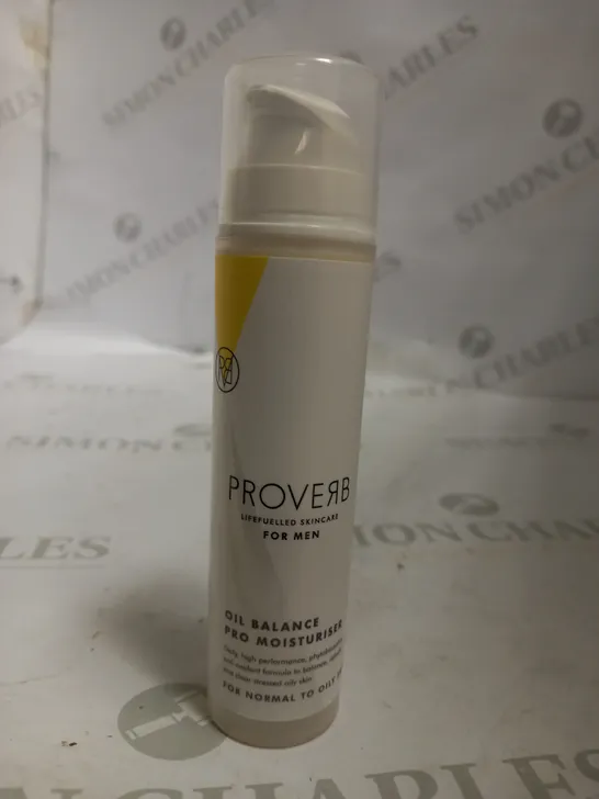 PROVERB LIFE FUELLED SKINCARE FOR MEN OIL BALANCE PRO MOISTURISER