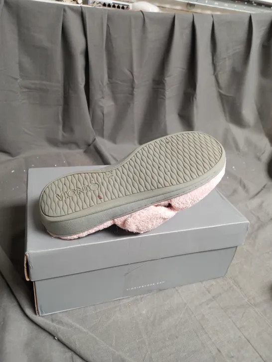 VIONIC BOXED PINK SLIPPERS SIZE 5