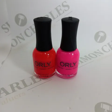 ORLY LACQUER IN RED AND PINK 