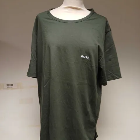 HUGO BOSS T-SHIRT - FOREST GREEN // SIZE: XXL