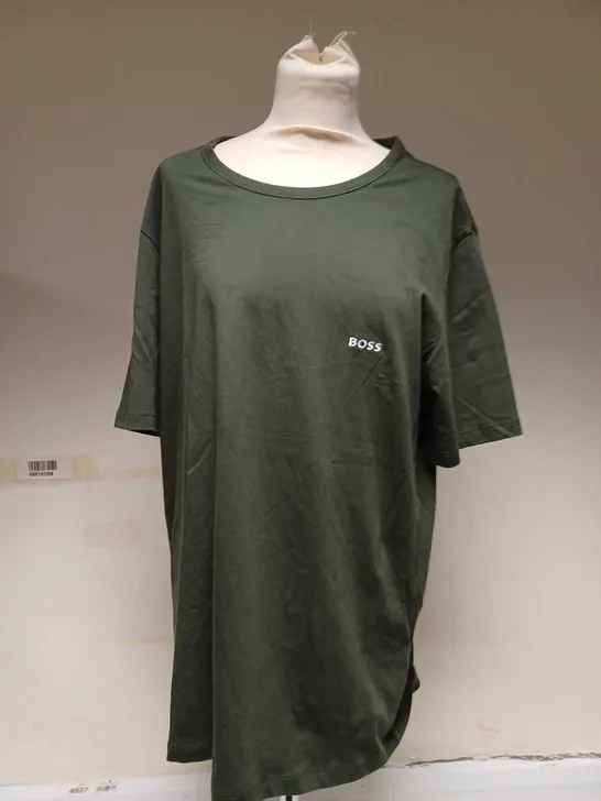 HUGO BOSS T-SHIRT - FOREST GREEN // SIZE: XXL