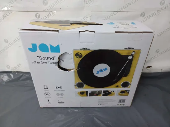 BOXED JAM "SOUND" ALL IN ONE TURNTABLE