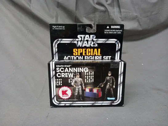 BOXED KENNER STAR WARS SPECIAL COLLECTIBLE ACTION FIGURE SET - DEATH STAR SCANNING CREW