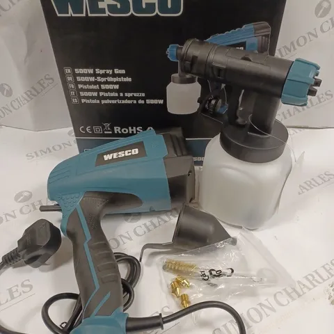 BOXED WESCO WS5585 500W SPRAY GUN 