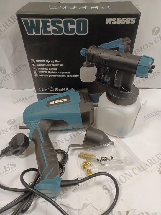 BOXED WESCO WS5585 500W SPRAY GUN 