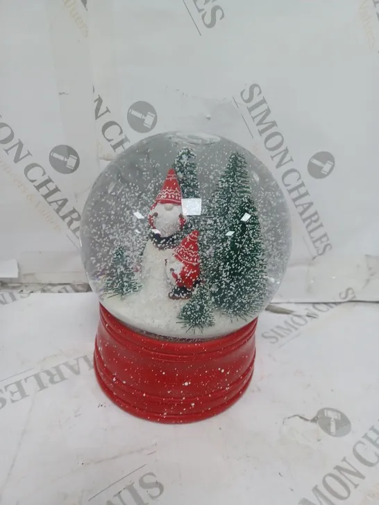 SANTA EXPRESS CHRISTMAS CHARACTER MUSICAL WATER SPINNER