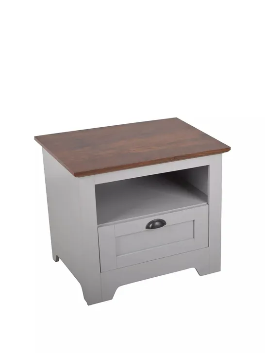 BOXED DEVON LAMP TABLE GREY  RRP £109