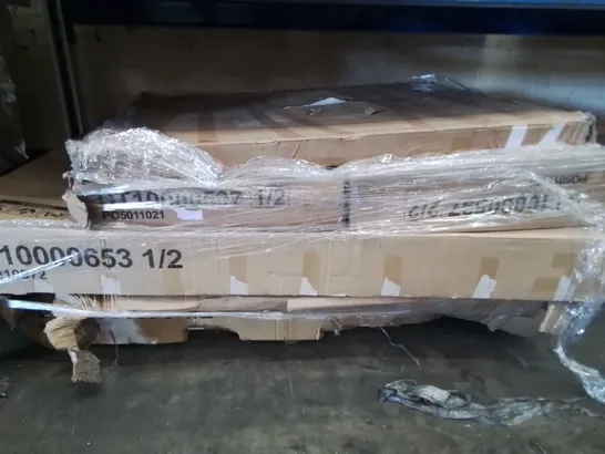 PALLET OF ASSORTED FLAT PACK FURNITURE PARTS