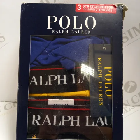 RALPH LAUREN POLO COTTON TRUNKS - SIZE XL