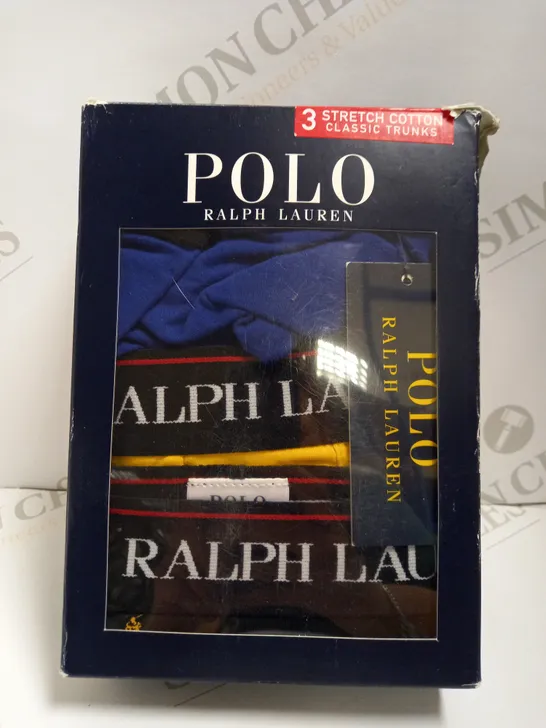 RALPH LAUREN POLO COTTON TRUNKS - SIZE XL