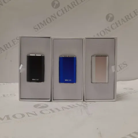 BOX OF APROX 10 MINI VAPE KIT IN ASSORTED COLOURS