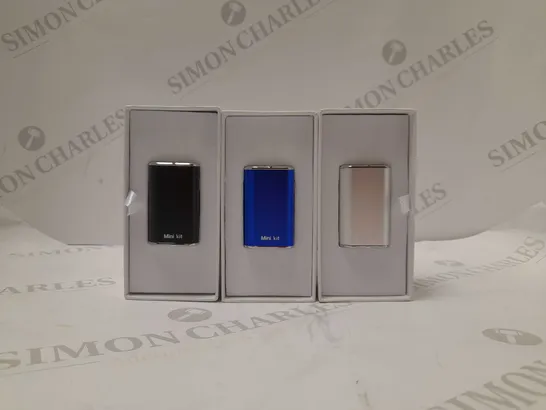 BOX OF APROX 10 MINI VAPE KIT IN ASSORTED COLOURS