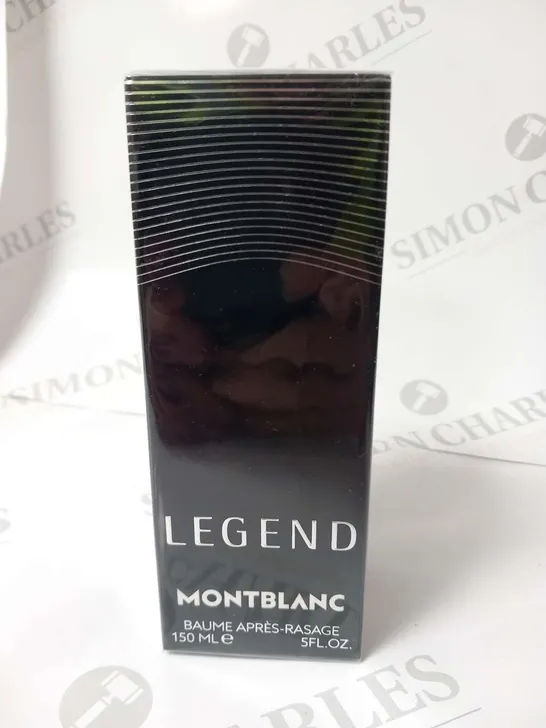 BOXED AND SEALED LEGEND MONT BLANC BAUME APRES RASAGE 150ML