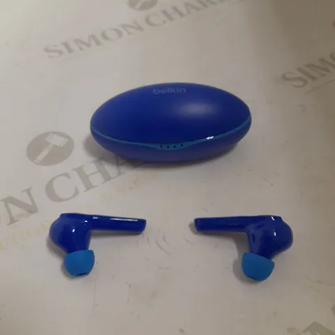 BELKIN SOUNDFORM NANO KIDS WIRELESS EARPHONES - BLUE