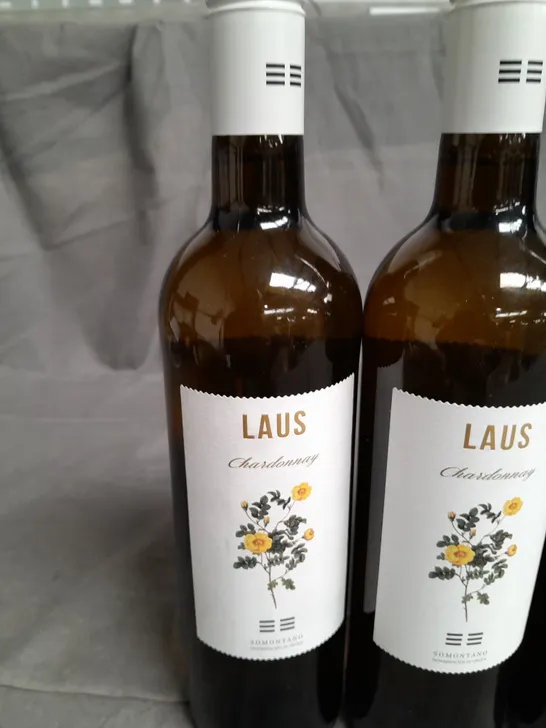 LOT OF 6 BOTTLES OF LAUS CHARDONNAY