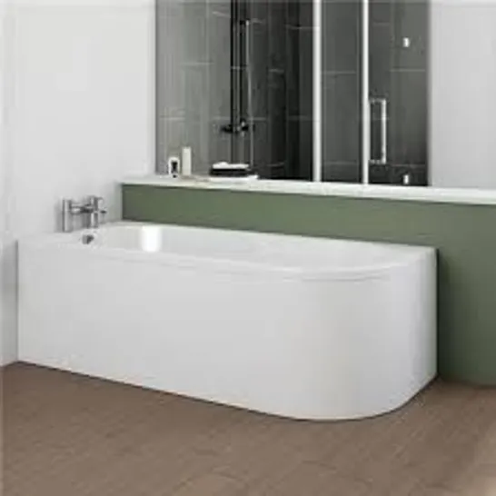 PORTLAND 1700X725 J SHAPED HAND BATH AND PANEL