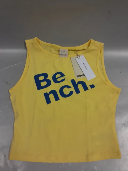 BENCH SLASH VEST TOP IN YELLOW - S